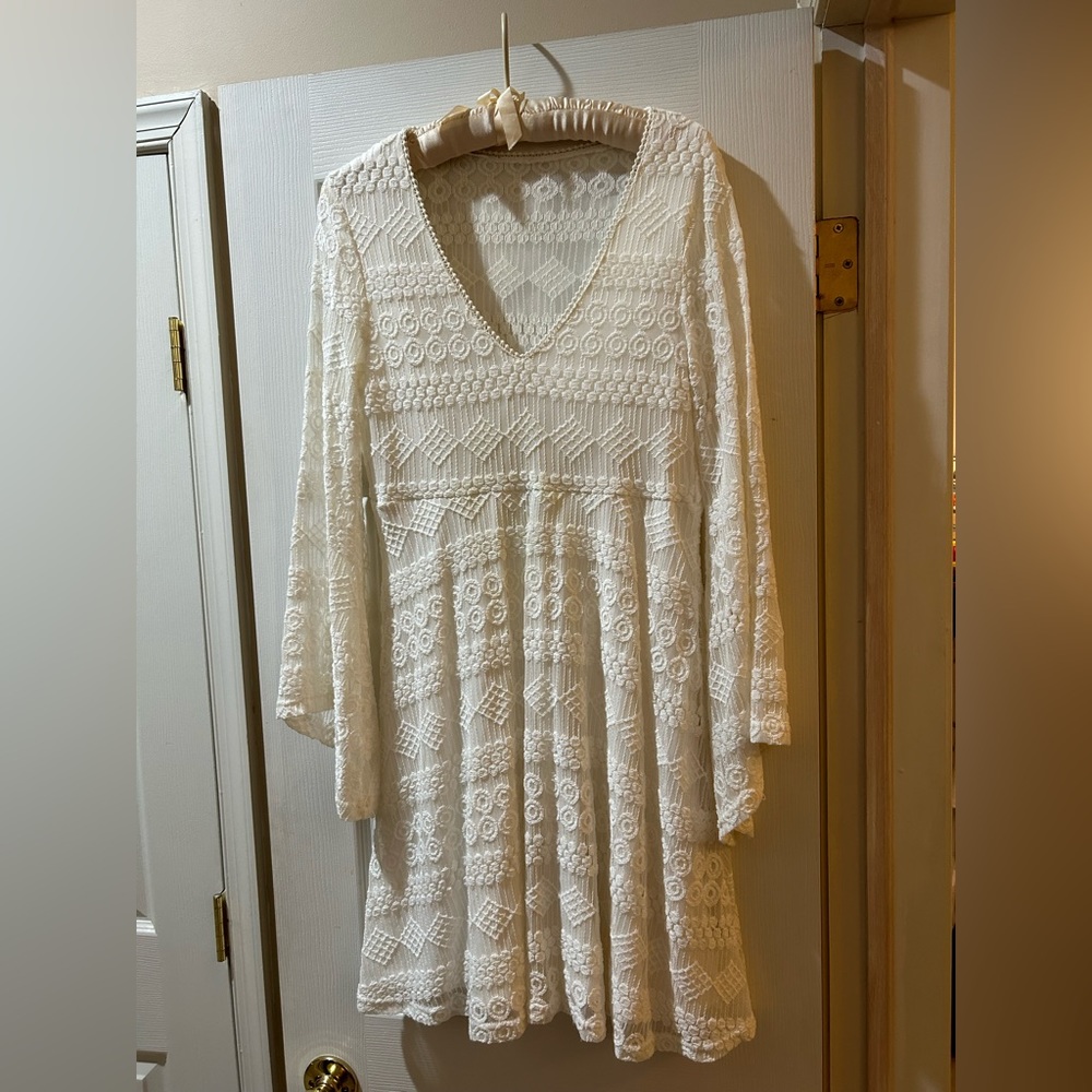 Boho detailed party dress